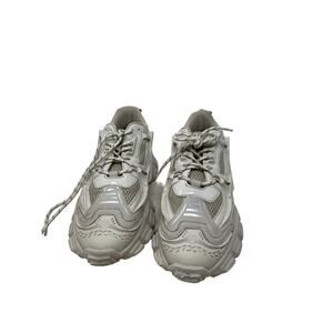 Steve Madden White on White Quantum Sneakers Mens 11